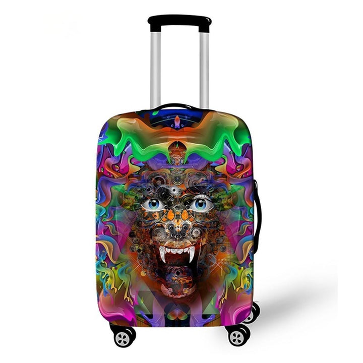 Women's hard-shell suitcase with creative cat design attraction Bowlift
