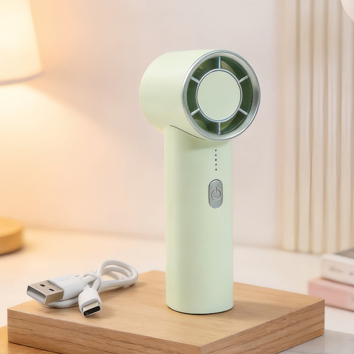 Women's portable mini fan with ergonomic design Bowlift