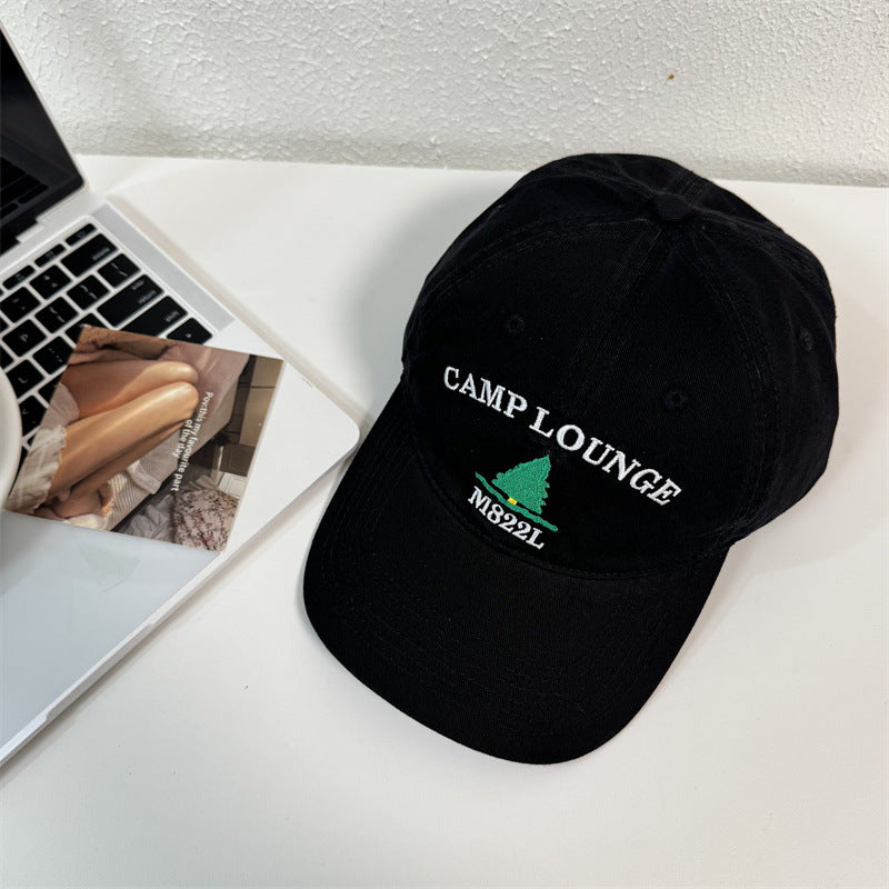 Men's Embroidered Camp Logo Baseball Cap Bowlift
