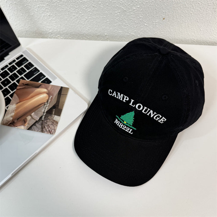 Men's Embroidered Camp Logo Baseball Cap Bowlift