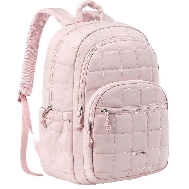Quilted Multi-Storage Backpack Bowlift