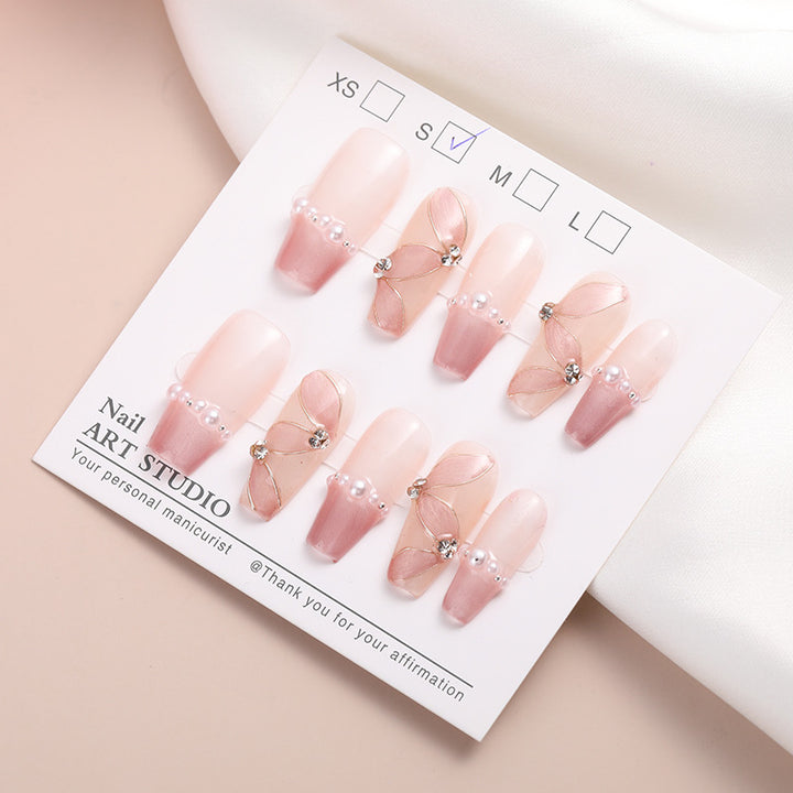 Decorative Press-On Nail Art Bowlift