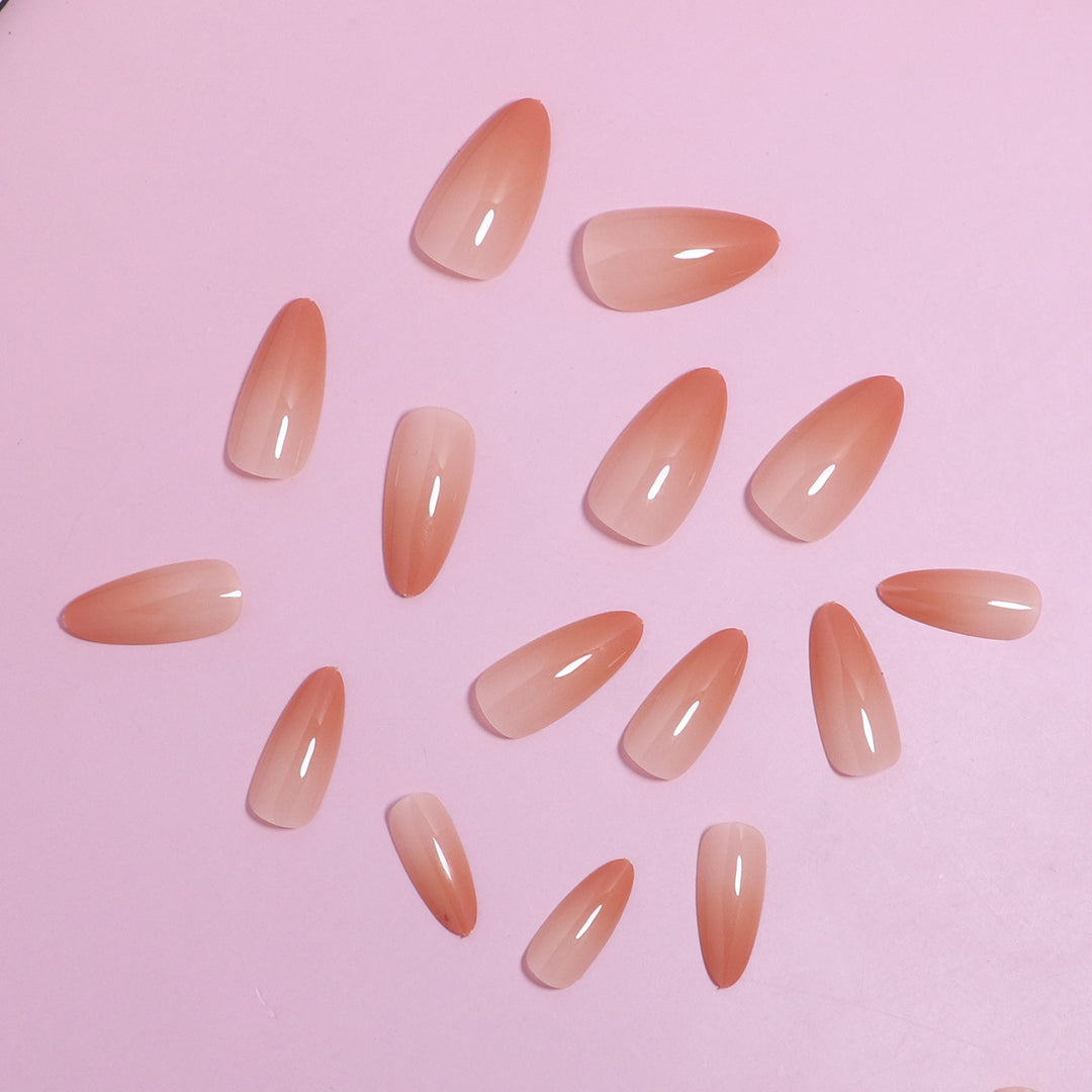 Premium Almond-Shaped Press-On Nail Tips Bowlift