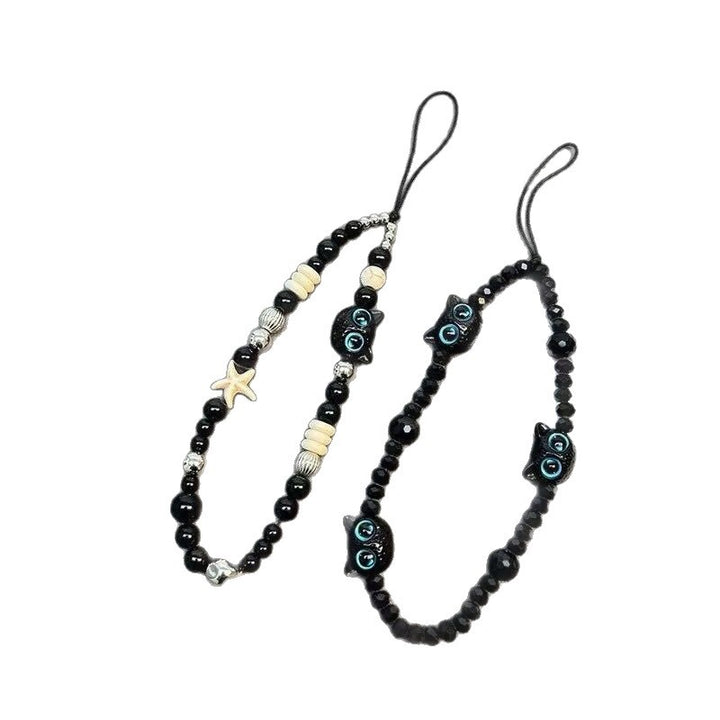 Decorative Beaded Charm Phone Strap Bowlift