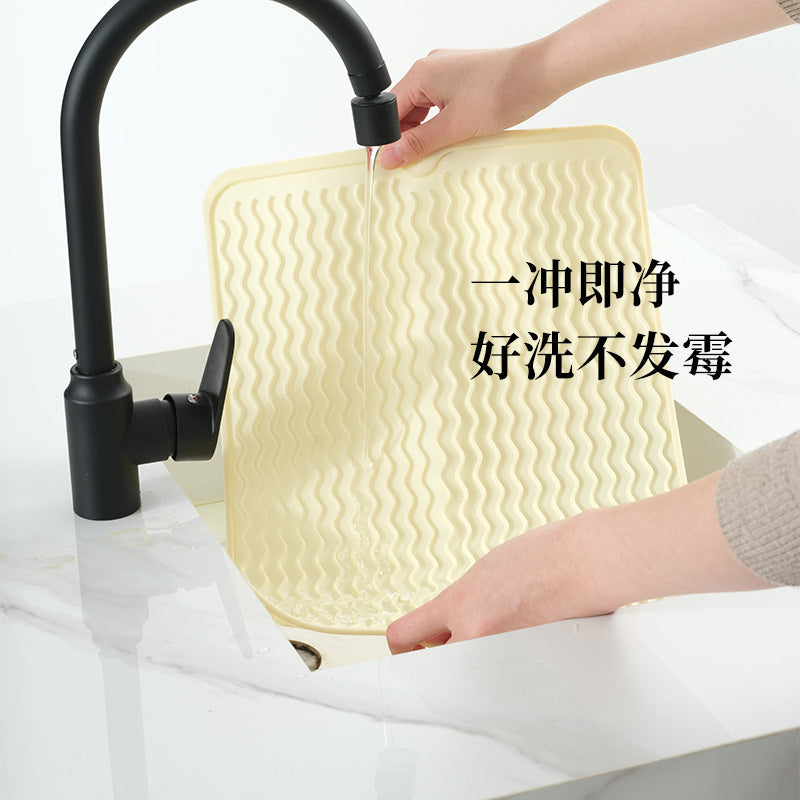 Kitchen Dish Drying Mat Bowlift