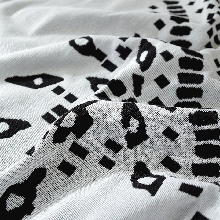 Decorative Thick Woven Sofa Throw Cover