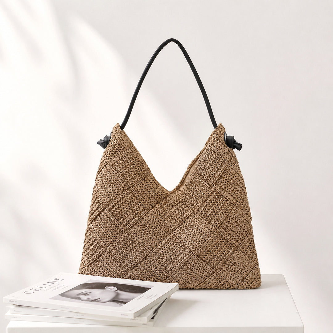 Stylish tote bag with structured pattern Bowlift