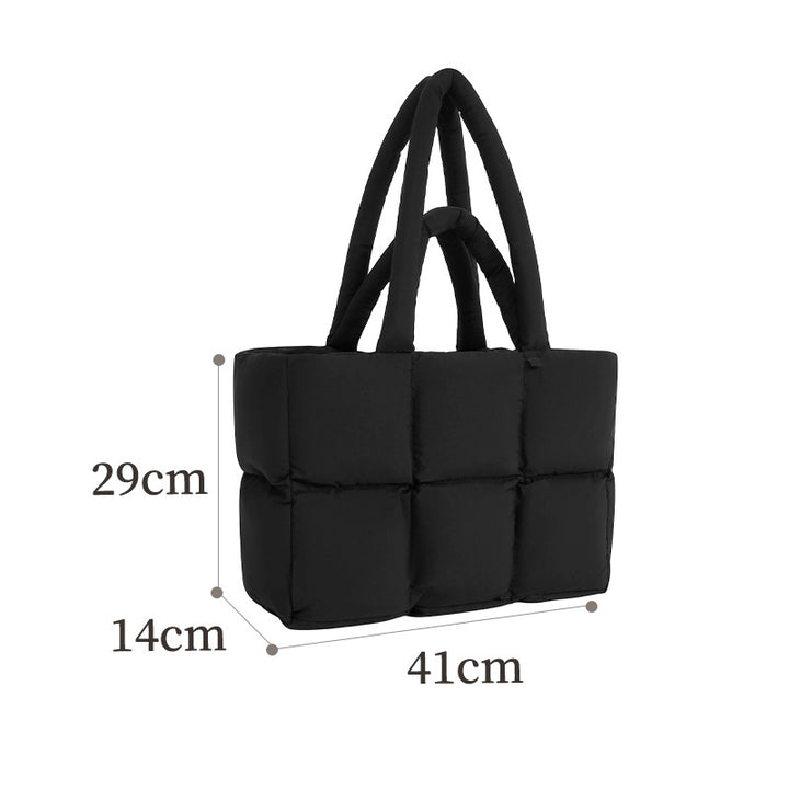 Quilted Puff Tote Bag Bowlift