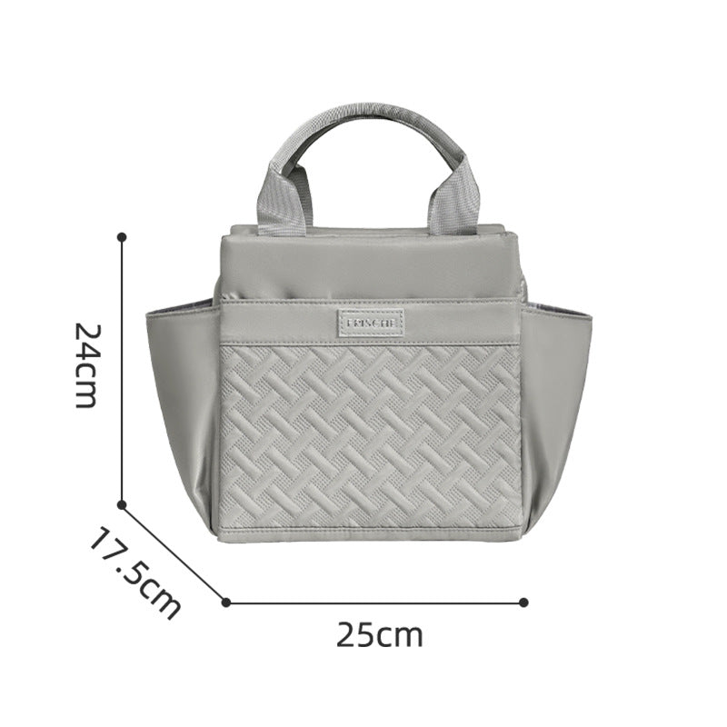 Stylish Woven Handbag Bowlift
