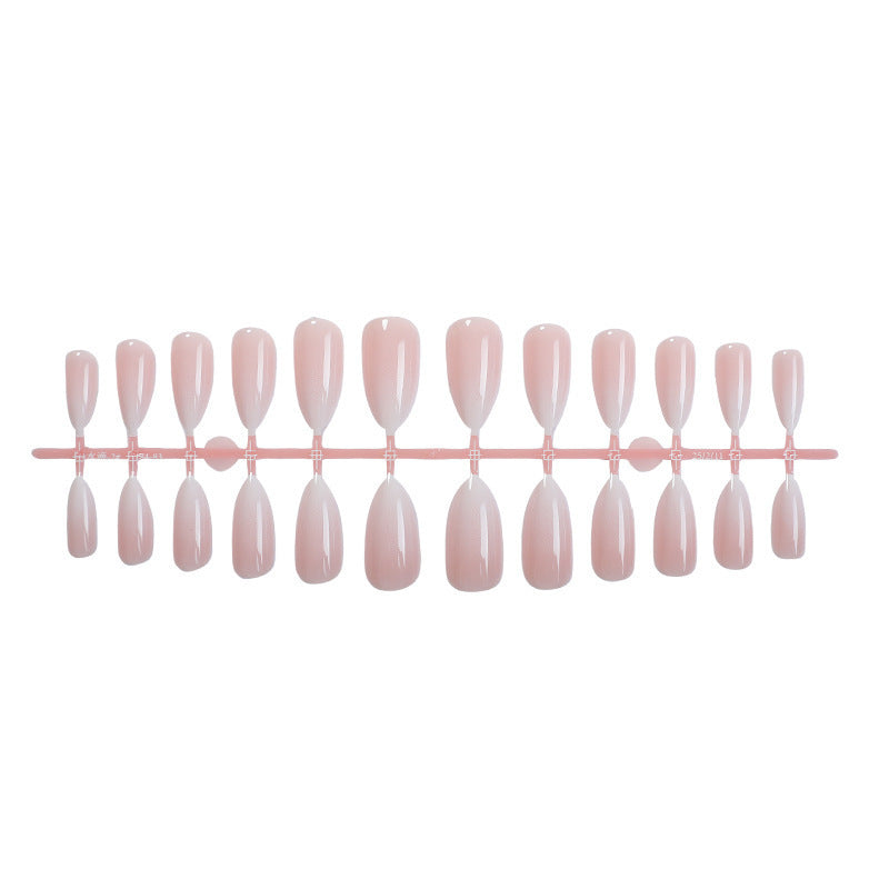 Artificial nail set with flexibly adjustable forms Bowlift