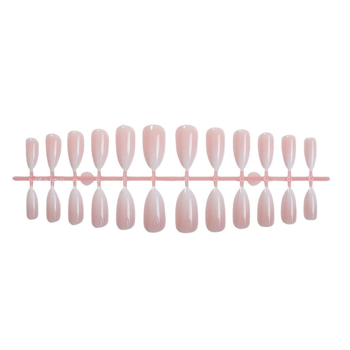Artificial nail set with flexibly adjustable forms Bowlift