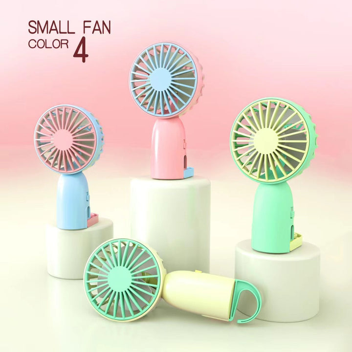 Ladies portable hand fan in cheerful design Bowlift