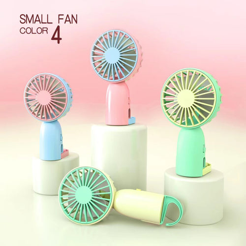 Ladies portable hand fan in cheerful design Bowlift