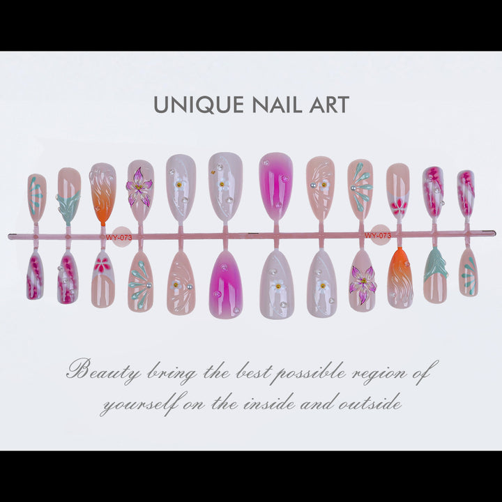 Decorative Press-On Nail Art Collection Bowlift