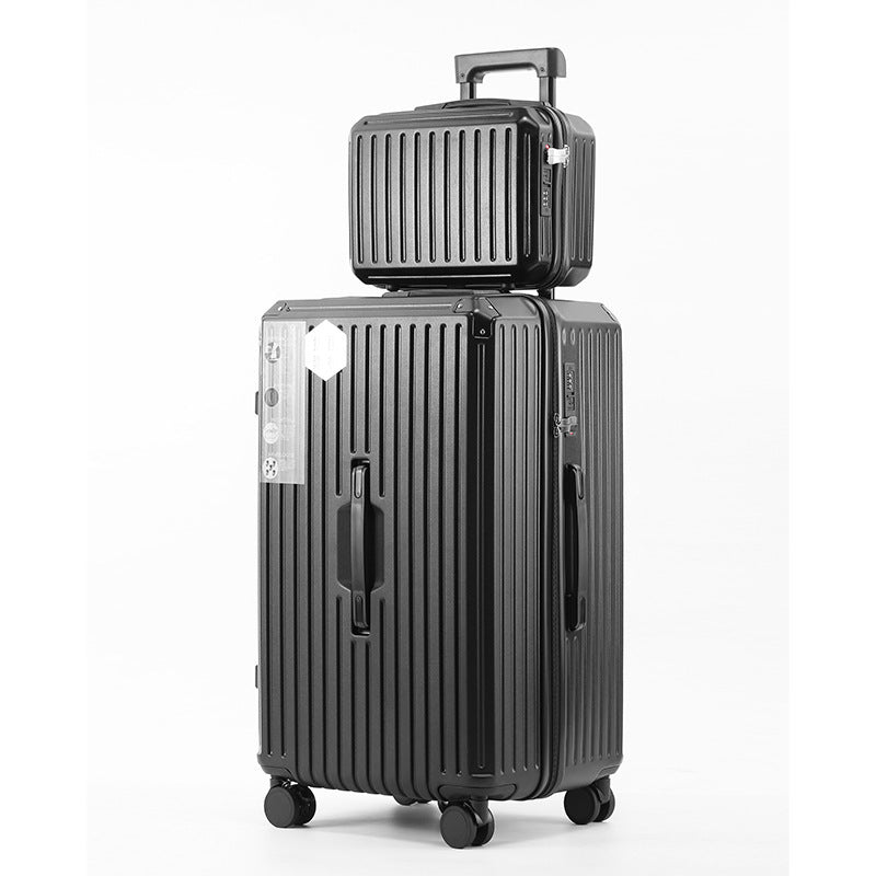 Unisex Functional Expandable Carry-On Luggage Bowlift