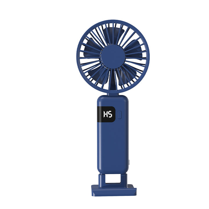 Women’s Portable Handheld Fan with LED Display Bowlift