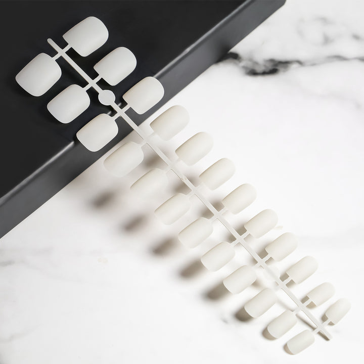 Matte Finish Press-On Nail Tips Bowlift