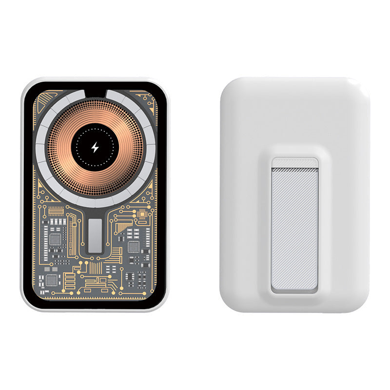 Portable power bank with innovative wireless charging function and integrated stand Bowlift