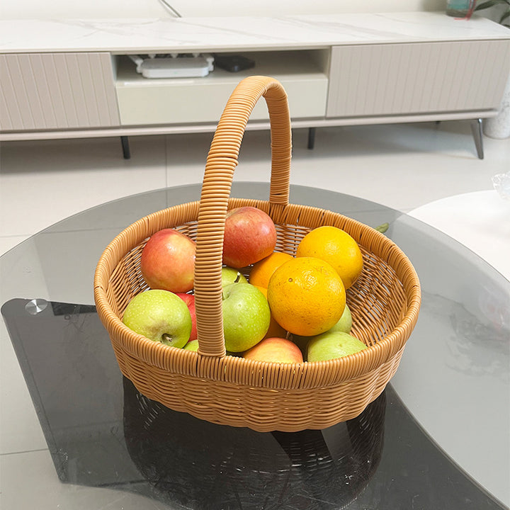 Handcrafted Decorative Wicker Basket Bowlift