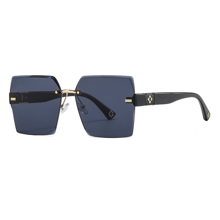 Women's Designer Sunglasses with Eye-Catching Geometric Frame Bowlift