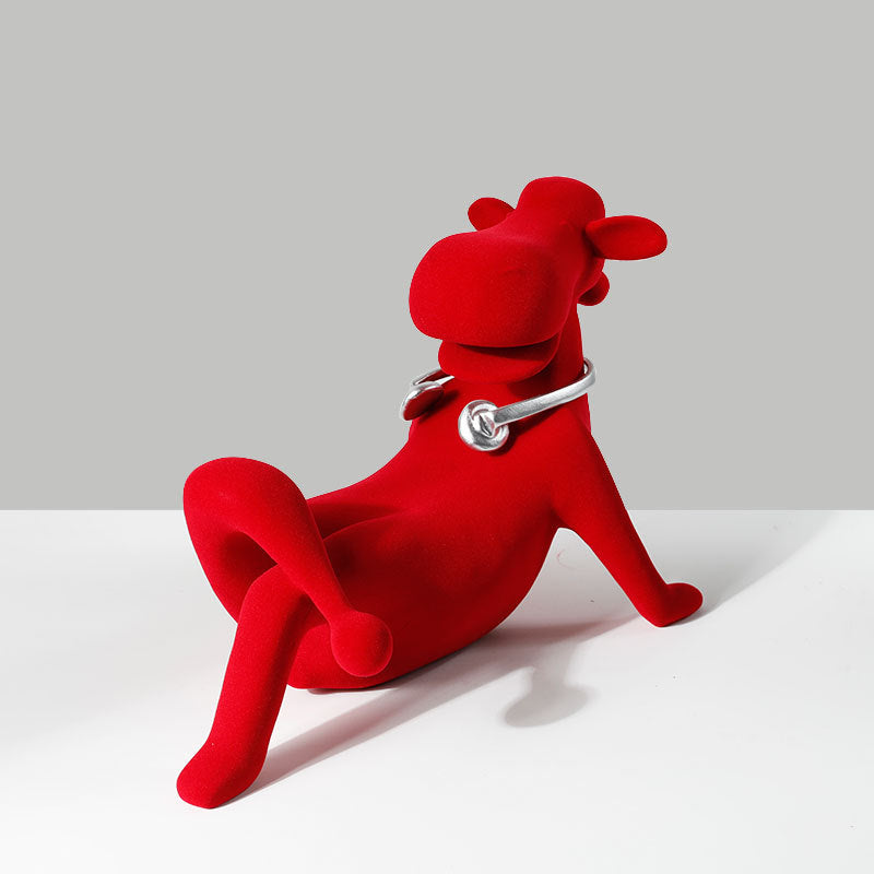 Playful Decorative Dog Sculpture