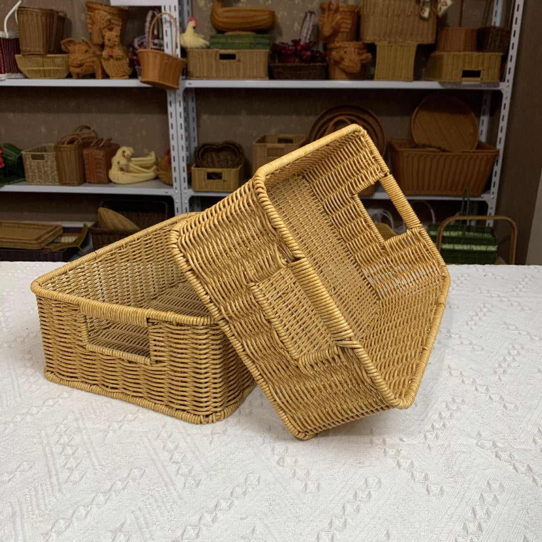 Handcrafted Woven Storage Basket Bowlift