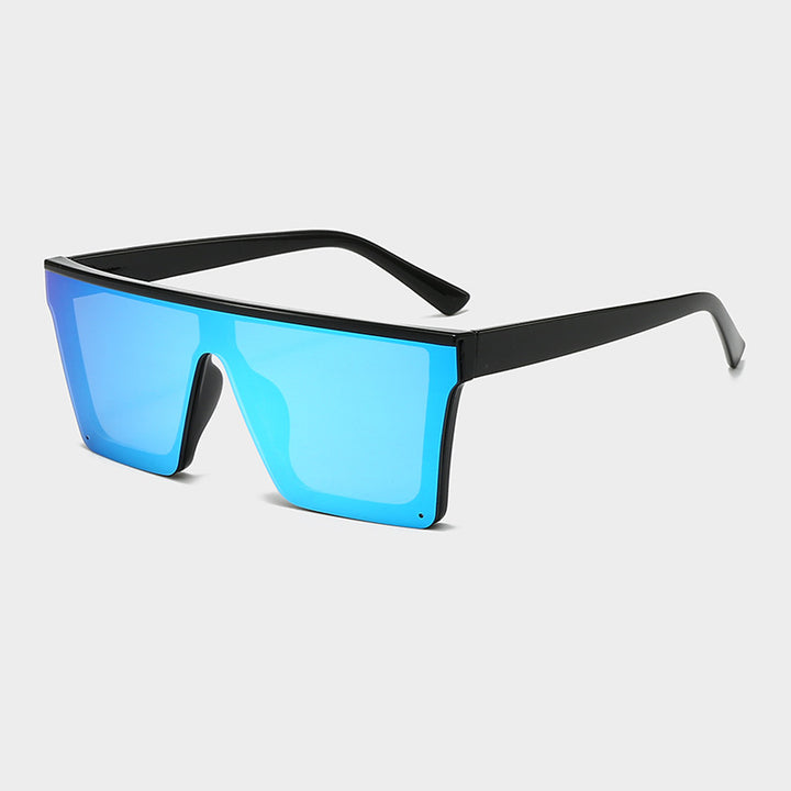 Women oversized sunglasses in futuristic design Bowlift