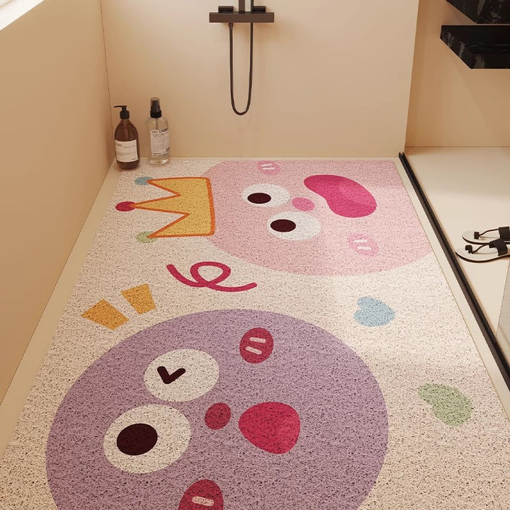 Playful Animal Themed Memory Foam Mat Bowlift