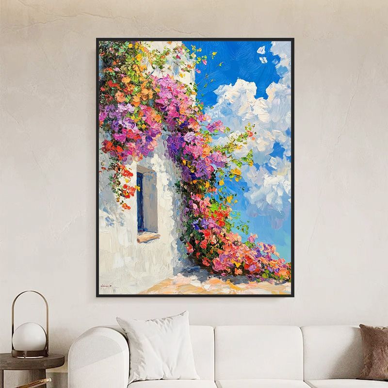 Floral Landscape Wall Art Bowlift