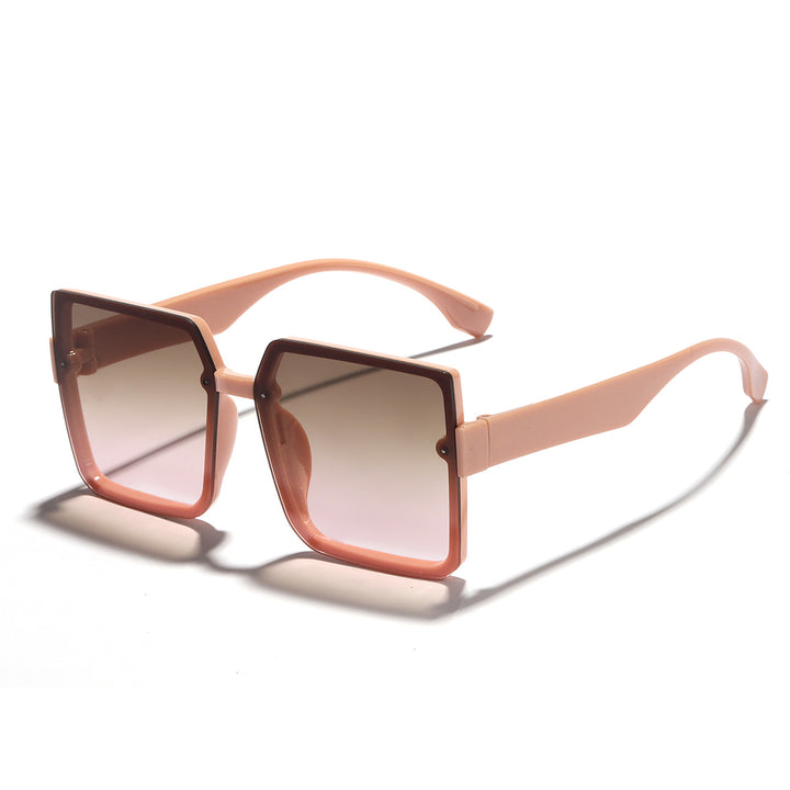 Women's square sunglasses with retro-inspired design and soft lenses Bowlift