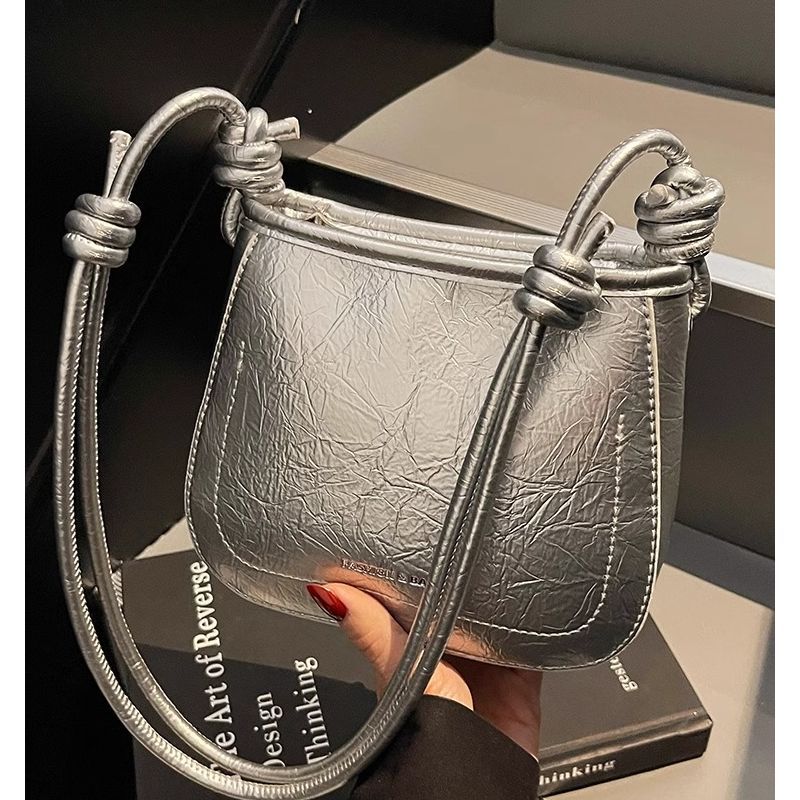 Knotted Handle Top-Handle Handbag Bowlift