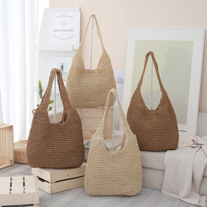 Large Braided Beach Bag Bowlift