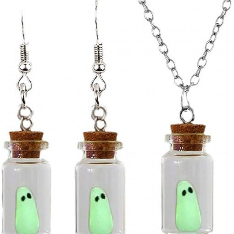 Ghost-In-A-Jar Dangle Earrings Bowlift