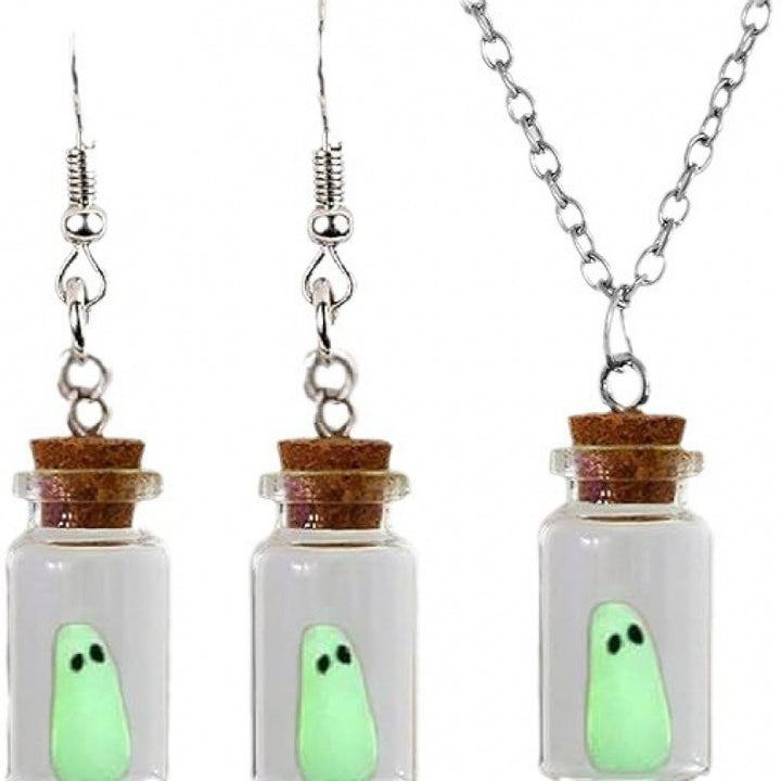 Ghost-In-A-Jar Dangle Earrings Bowlift