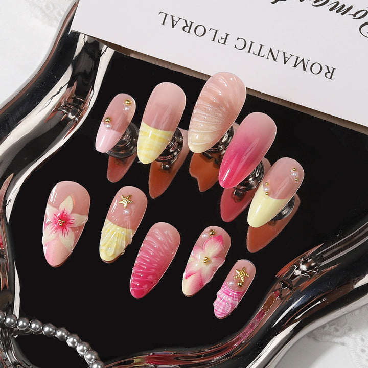 Flower-Inspired Press-On Nail Collection Bowlift