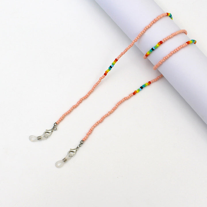 Colorful Beaded Eyewear Holder Chain Bowlift