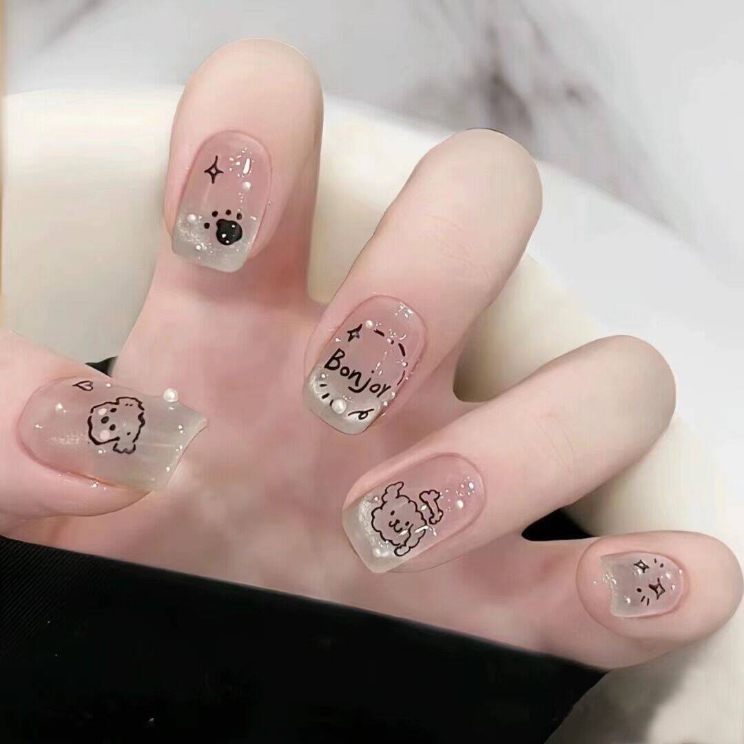 Premium Glamorous Press-On Nail Extensions Bowlift