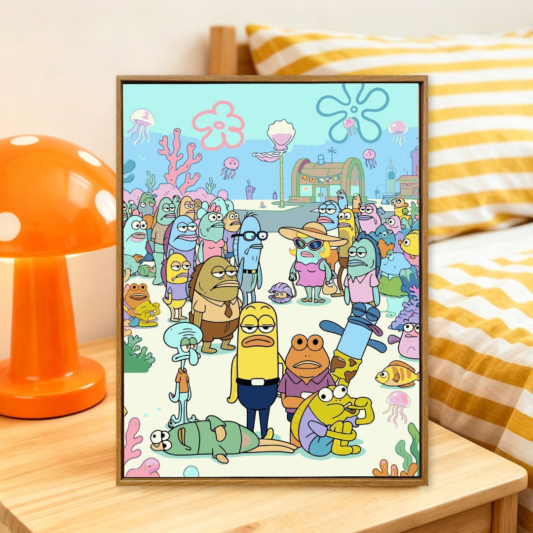 Cartoon Themed Art Print Bowlift