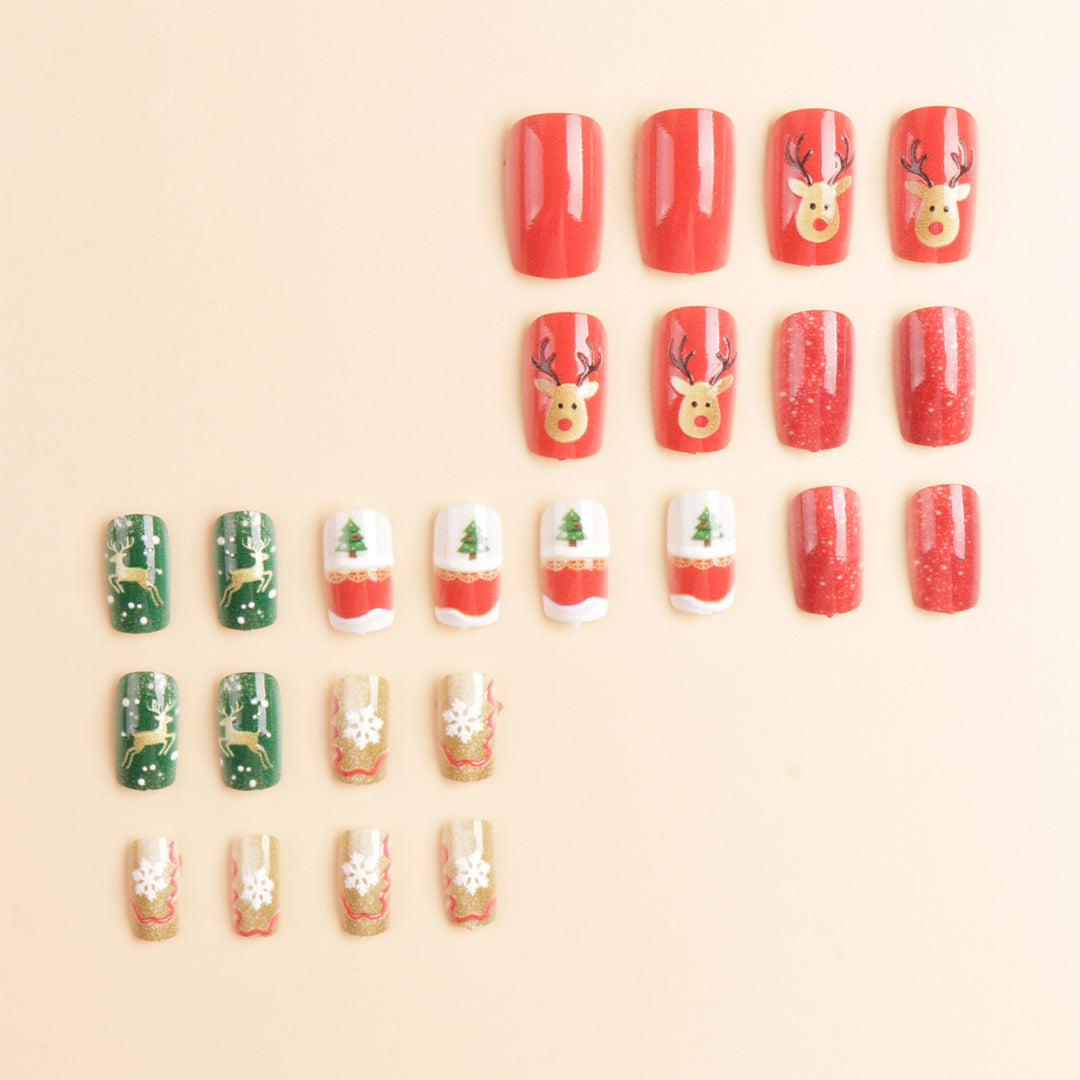 Festive Nail Art Stickers Bowlift