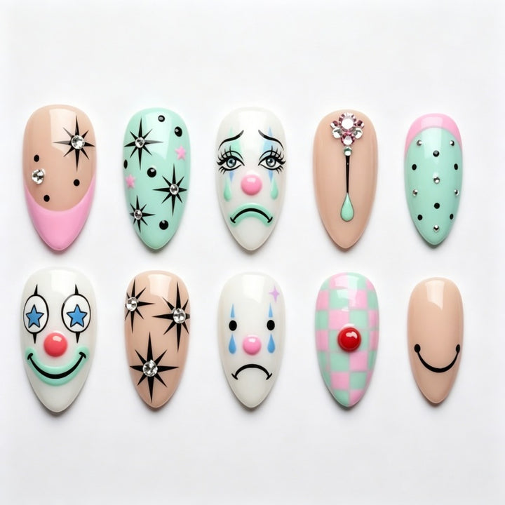 Halloween-Themed Press-On Nail Set Bowlift