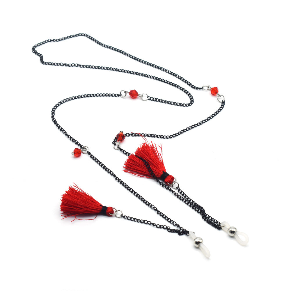 Decorative Tassel Eyewear Chain Bowlift