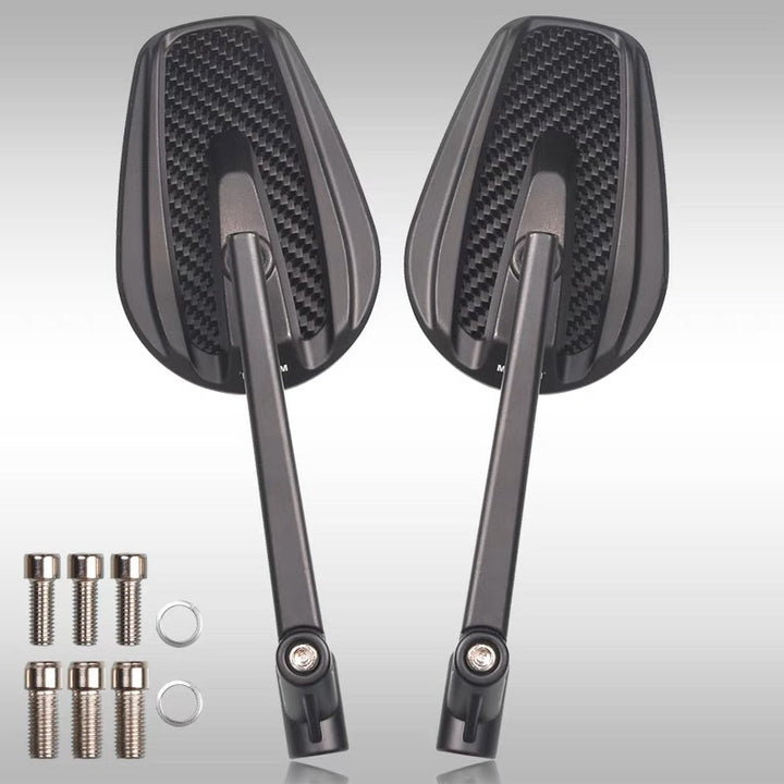 Adjustable Performance Motorcycle Mirrors Bowlift
