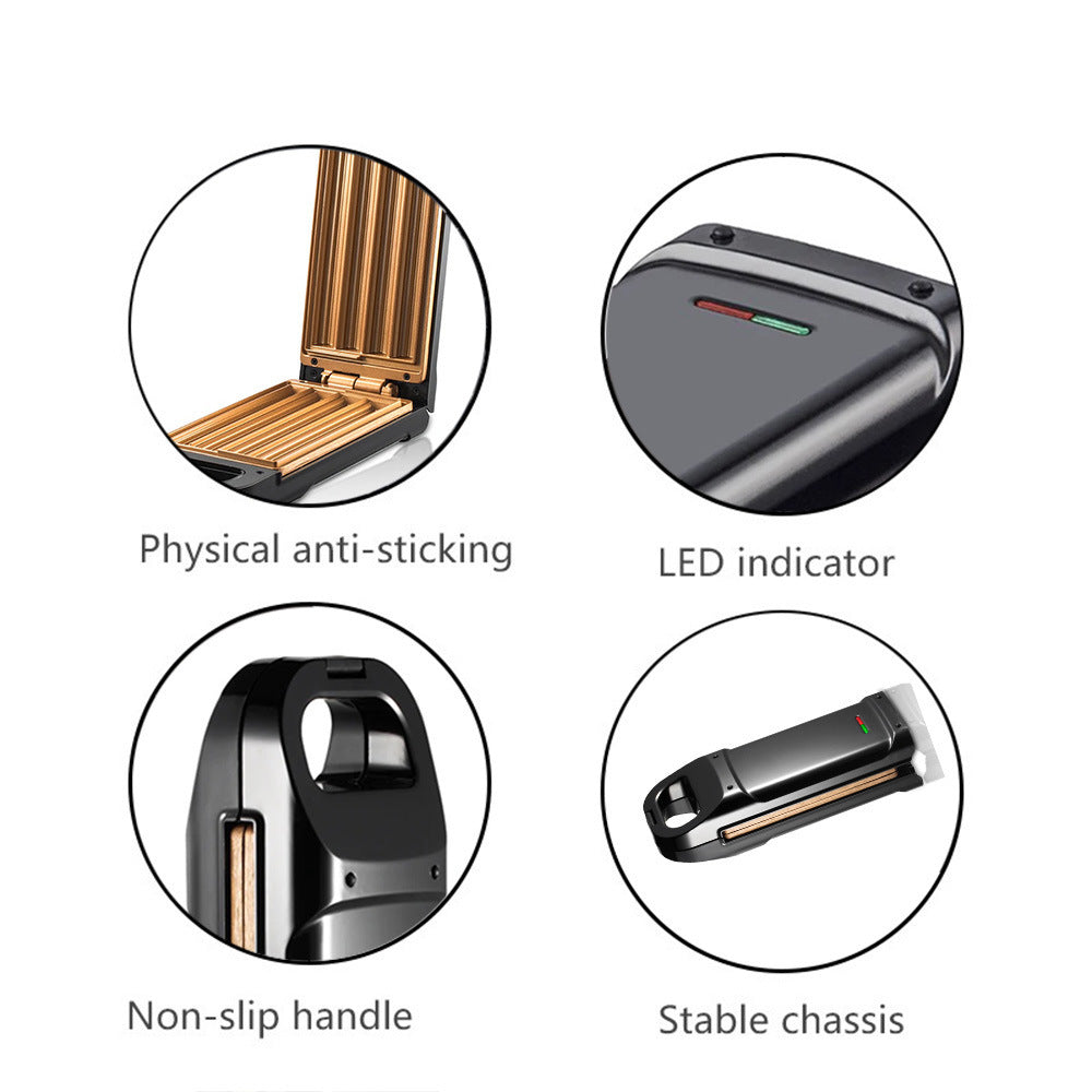 Non-Stick Electric Panini Press Grill Bowlift