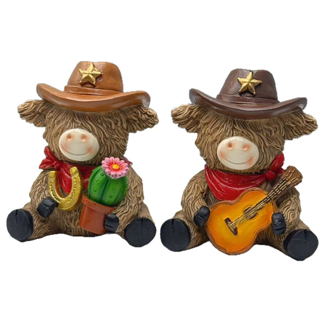 Decorative Cowboy Figure Bowlift