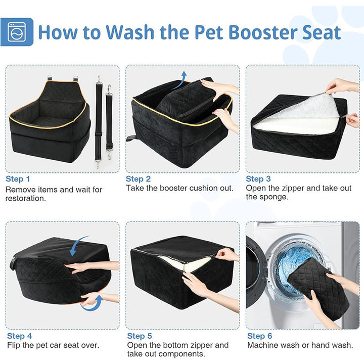 Dog Safety Car Seat Bowlift