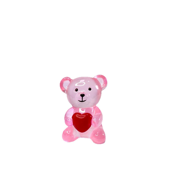Decorative bear figure with heart Bowlift