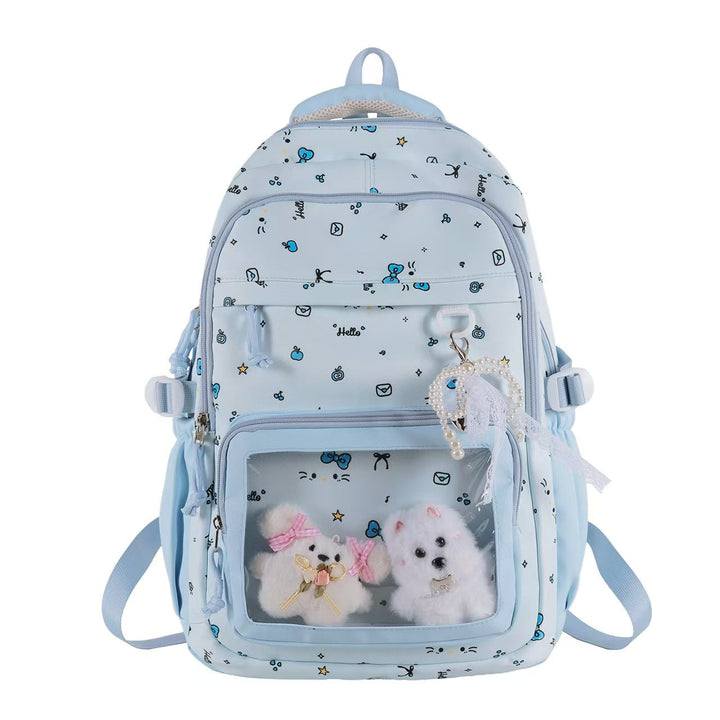 Interactive Plush Companion Backpack Bowlift