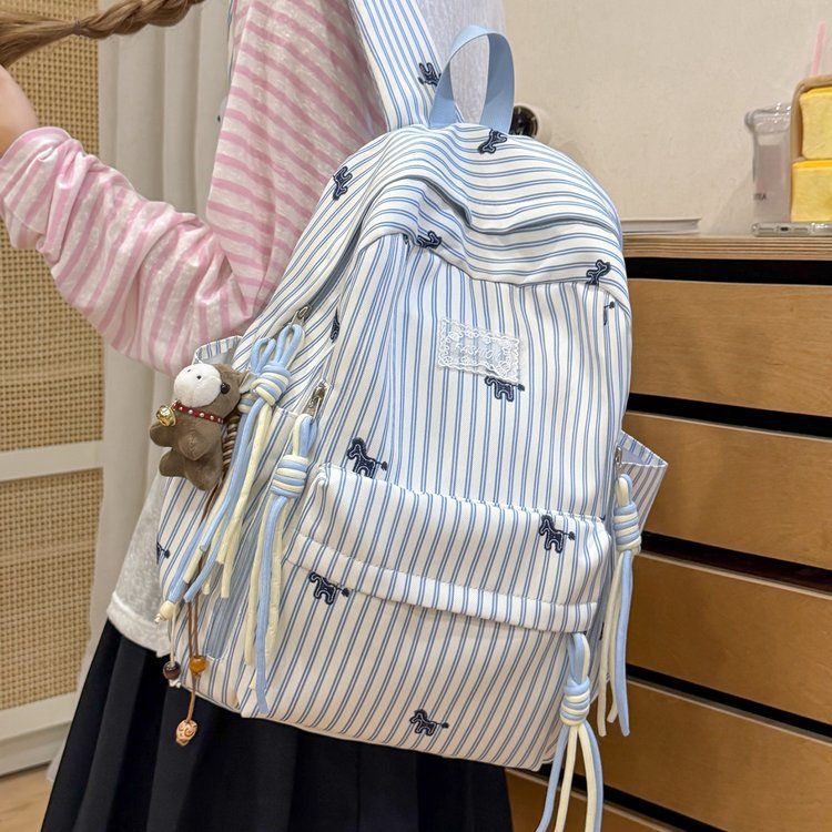 Playful Character-Themed School Backpack