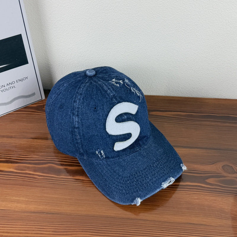 Men's Distressed Graphic Baseball Hat Bowlift