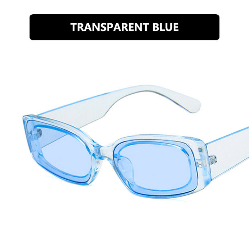 Ladies fashionable transparent sunglasses with square design Bowlift